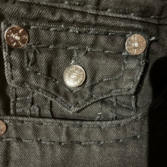 (SOLD) true religion jeans thick stitch - Picture 5 of 5